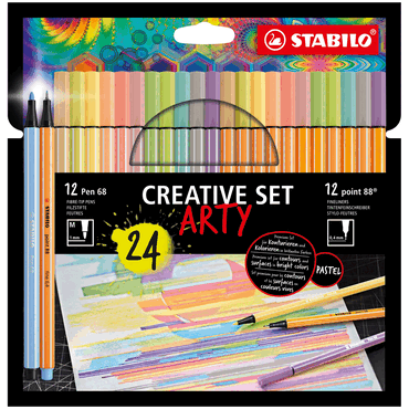 6 x Stabilo Fasermaler/Tintenschreiber Pen poin Kartonetui 24 Stück/12 6 x Stabilo Fasermaler/Tintenschreiber Pen poin Kartonetui 24 Stück/12 von Stabilo