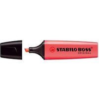 STABILO BOSS ORIGINAL Textmarker rot, 1 St. von Stabilo