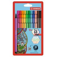 STABILO Pen 68 Filzstifte farbsortiert, 12 St. STABILO Pen 68 Filzstifte farbsortiert, 12 St. von Stabilo