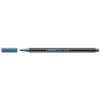 STABILO Pen 68 metallic Filzstift blau, 1 St. von Stabilo