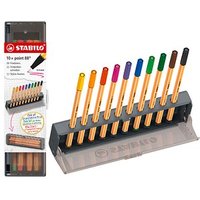 STABILO Point 88 Fineliner farbsortiert 0,4 mm, 10 St. von Stabilo