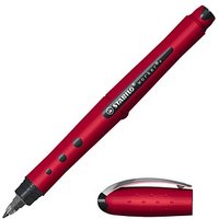 STABILO worker®+ medium NatureCOLORS Wildflower Tintenroller burgunderrot 0,5 mm, Schreibfarbe: blau, 1 St. von Stabilo