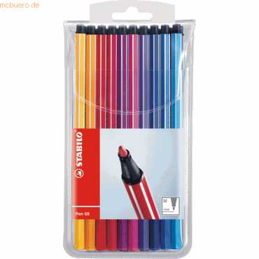 Stabilo Fasermaler Pen 68 VE=20 Farben Stabilo Fasermaler Pen 68 VE=20 Farben von Stabilo