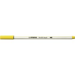 STABILO Pen 68 brush gelb von Schwan Stabilo