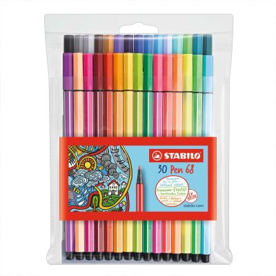 Pen 68 im Etui 30 Farben Pen 68 im Etui 30 Farben von Stabilo