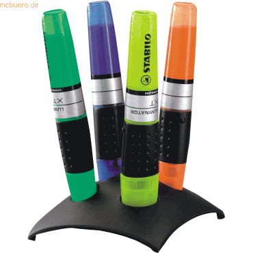 Stabilo Textmarker boss luminator Tischset 4er von Stabilo
