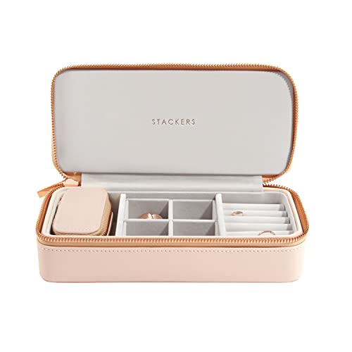 Stackers Blush Groß & Petite Reise Schmuckschatulle von Stackers