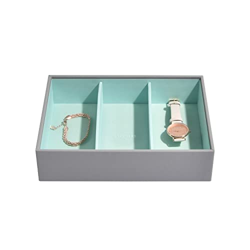 Stackers Grau & Mint Klassisch Schmuckfach für Schmuckschatulle Uhren/Accessoires von Stackers