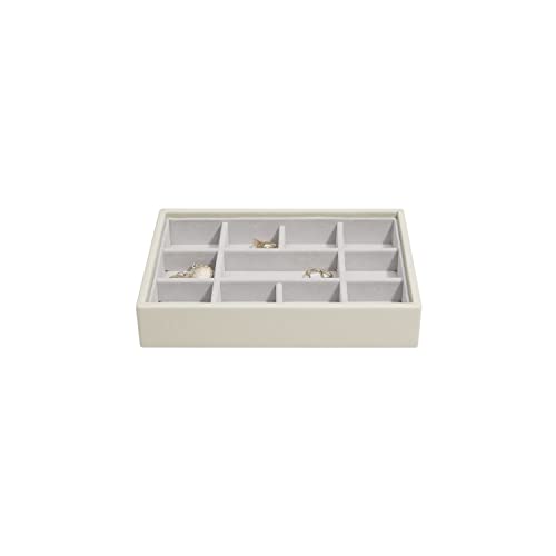 Stackers Schmuckschatulle mit Haferflocken-Motiv, Hellbeige, für Schmuck von Stackers