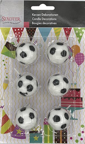 6 Kerzen * FUSSBÄLLE * für Geburtstag und Motto-Party // Kuchen Torte Deko Candle Kinder Kindergeburtstag Motto Party Fussball Fußball Soccer 6 Kerzen * FUSSBÄLLE * für Geburtstag und Motto-Party // Kuchen Torte Deko Candle Kinder Kindergeburtstag Motto Party Fussball Fußball Soccer von Staedter