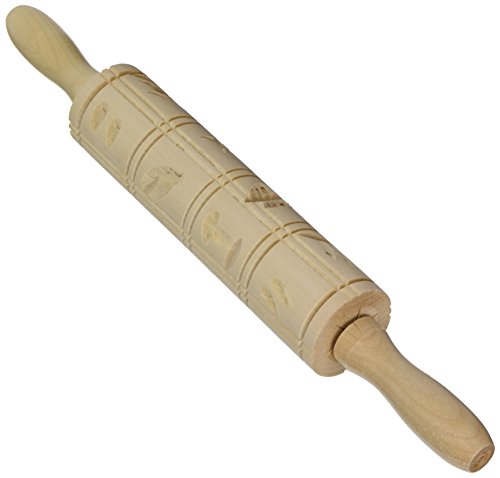 Städter 848108 Springerlesmodel Rolle mit 16 Motiven Springerleswalze, Holz, braun, 40 x 20,5 x 5 cm, Städter 848108 Springerlesmodel Rolle mit 16 Motiven Springerleswalze, Holz, braun, 40 x 20,5 x 5 cm, von Staedter