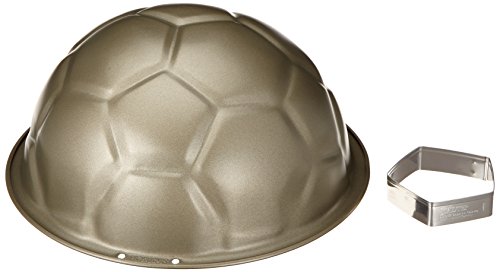 Staedter - Motivbackform Fußball - hochwertige Antihaftbeschichtung - ideal für Kindergeburtstag oder Partys - PFAS frei Staedter - Motivbackform Fußball - hochwertige Antihaftbeschichtung - ideal für Kindergeburtstag oder Partys - PFAS frei von Staedter