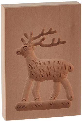 Städter Hirsch Springerlesmodel, Holz, Braun, 6 x 8 cm Städter Hirsch Springerlesmodel, Holz, Braun, 6 x 8 cm von Städter