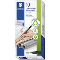10 STAEDTLER Lumocolor Folienstifte schwarz 0,6 mm permanent 10 STAEDTLER Lumocolor Folienstifte schwarz 0,6 mm permanent von Staedtler