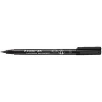 STAEDTLER Lumocolor Folienstifte schwarz 0,4 mm permanent, 10 St. von Staedtler