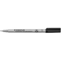 10 STAEDTLER Lumocolor Folienstifte schwarz 0,4 mm non-permanent von Staedtler