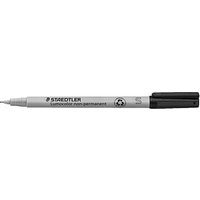 STAEDTLER Lumocolor Folienstifte schwarz 0,4 mm non-permanent, 10 St. von Staedtler