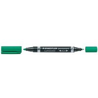 STAEDTLER Lumocolor duo Permanentmarker grün 0,6 - 1,5 mm, 10 St. STAEDTLER Lumocolor duo Permanentmarker grün 0,6 - 1,5 mm, 10 St. von Staedtler