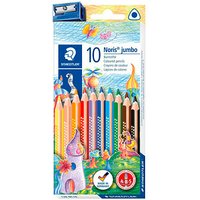 STAEDTLER Noris Club® jumbo Buntstifte farbsortiert, 10 St. von Staedtler