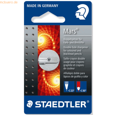 10 x Staedtler Anspitzer icy silver Magnesium von Staedtler