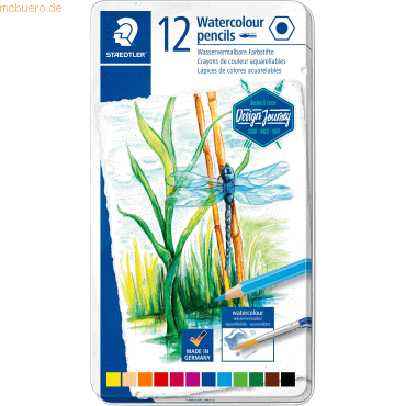 Staedtler Aquarellstift 146 VE=12 Farben von Staedtler