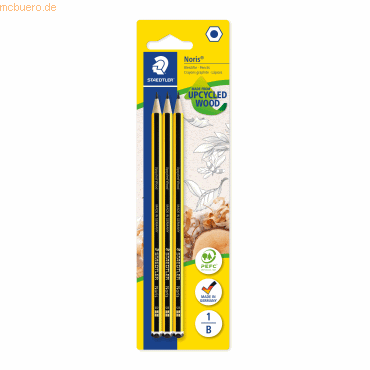10 x Staedtler Bleistift Noris B 3 Stück auf Blisterkarte 10 x Staedtler Bleistift Noris B 3 Stück auf Blisterkarte von Staedtler