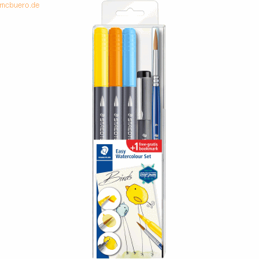 10 x Staedtler Doppelfaseremaler Easy Watercolouring + Pigmentliner Se von Staedtler