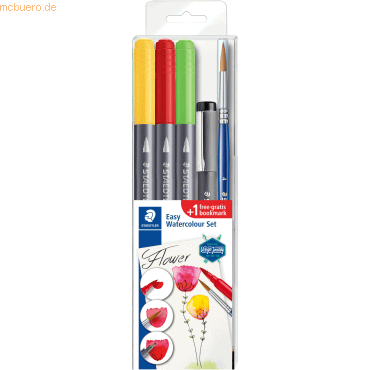 10 x Staedtler Doppelfaseremaler Easy Watercolouring + Pigmentliner Se von Staedtler