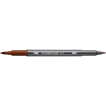 10 x Staedtler Doppelfasermaler wasservermalbar braun 10 x Staedtler Doppelfasermaler wasservermalbar braun von Staedtler