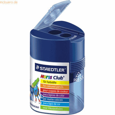 Staedtler Doppelspitzdose Noris Club dreikant blau von Staedtler