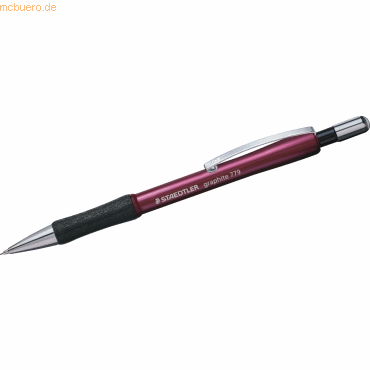 10 x Staedtler Druckbleistift graphite B 05 rot von Staedtler