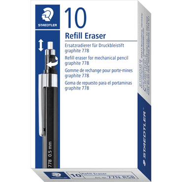 10 x Staedtler Ersatzradierer für 778 2 Stück 10 x Staedtler Ersatzradierer für 778 2 Stück von Staedtler
