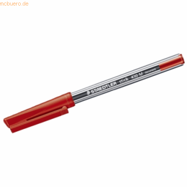 10 x Staedtler Kugelschreiber stick 430 M rot von Staedtler