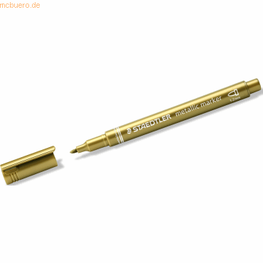 10 x Staedtler Lackmarker Metallic Marker ca. 1-2 mm gold 10 x Staedtler Lackmarker Metallic Marker ca. 1-2 mm gold von Staedtler