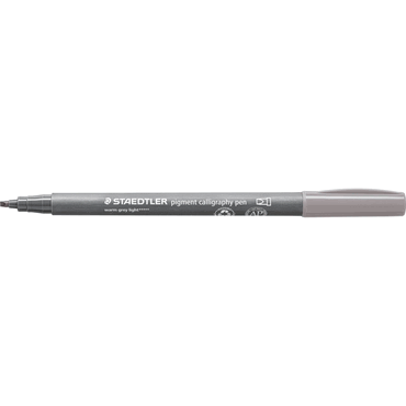 10 x Staedtler Pigment calligraphy pen warmgrau hell 10 x Staedtler Pigment calligraphy pen warmgrau hell von Staedtler
