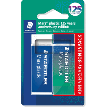 10 x Staedtler Radierer Mars plastic 125 Jahre 10 x Staedtler Radierer Mars plastic 125 Jahre von Staedtler