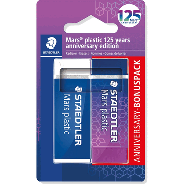 10 x Staedtler Radierer Mars plastic 125 Jahre 10 x Staedtler Radierer Mars plastic 125 Jahre von Staedtler