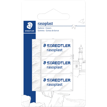 10 x Staedtler Radierer rasoplast 3x Blisterkarte 10 x Staedtler Radierer rasoplast 3x Blisterkarte von Staedtler