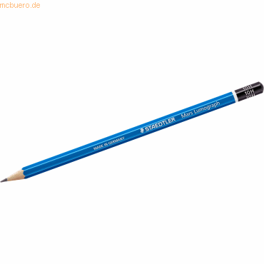 12 x Staedtler Bleistift Mars Lumograph 10H blau von Staedtler