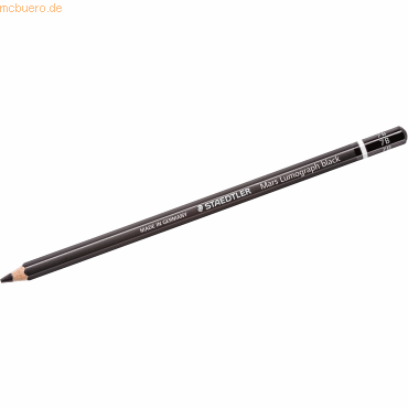 12 x Staedtler Bleistift Mars Lumograph 7B schwarz von Staedtler