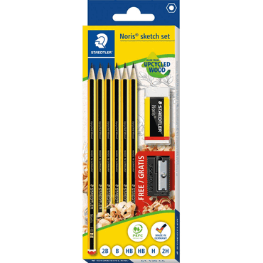 12 x Staedtler Bleistift Noris 120 Set 2B, B, HB, HB, H, 2H 6 Stück 12 x Staedtler Bleistift Noris 120 Set 2B, B, HB, HB, H, 2H 6 Stück von Staedtler