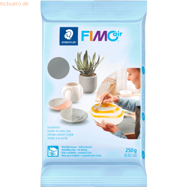 12 x Staedtler Modelliermasse FimoAir 250g grau 12 x Staedtler Modelliermasse FimoAir 250g grau von Staedtler