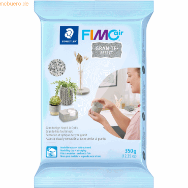 Staedtler Modelliermasse FimoAir granite-effect stahlgrau 350g von Staedtler