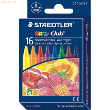 12 x Staedtler Wachsmalkreide Noris Club 16-er Etui 12 x Staedtler Wachsmalkreide Noris Club 16-er Etui von Staedtler