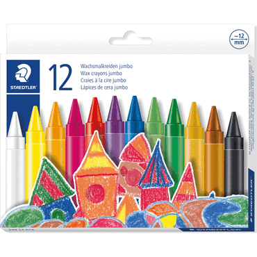 12 x Staedtler Wachsmalkreide jumbo 12x11mm von Staedtler