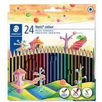 STAEDTLER Noris® colour 185 Buntstifte farbsortiert, 24 St. von Staedtler