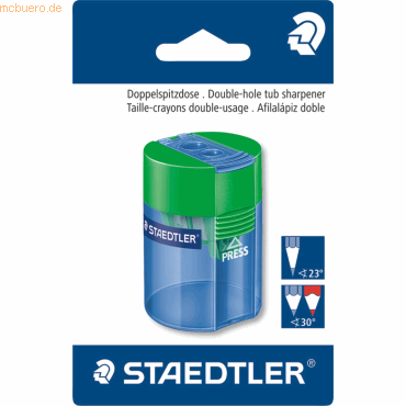 4 x Staedtler Doppel-Spitzdose rund sortiert von Staedtler