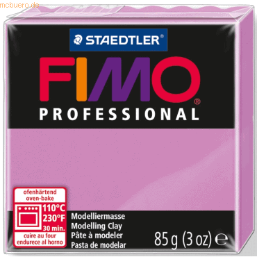 4 x Staedtler Modelliermasse Fimo Professional lavendel 85g von Staedtler