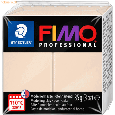 Staedtler Modelliermasse Fimo professional Kunststoff 85g beige Staedtler Modelliermasse Fimo professional Kunststoff 85g beige von Staedtler