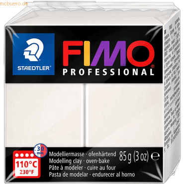 4 x Staedtler Modelliermasse Fimo professional Kunststoff 85g porzella von Staedtler